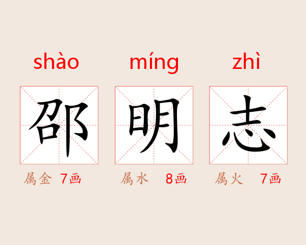 邵明志