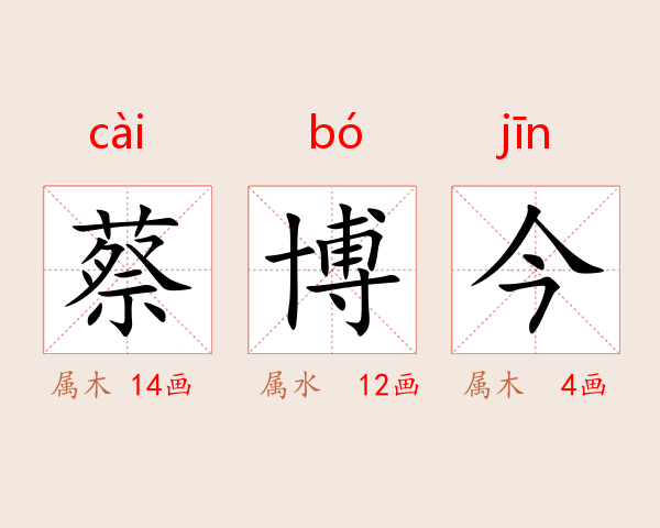 蔡博今