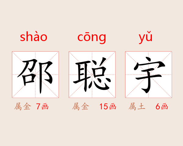 邵聪宇