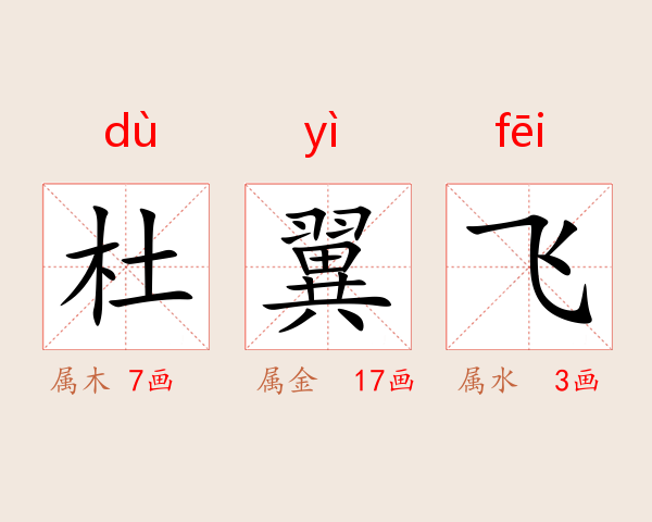 杜翼飞