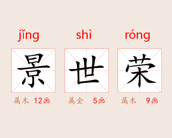 景世荣