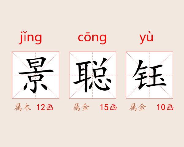 景聪钰