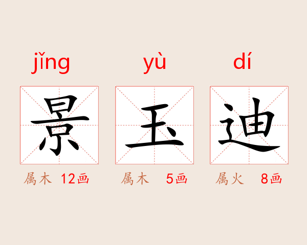景玉迪