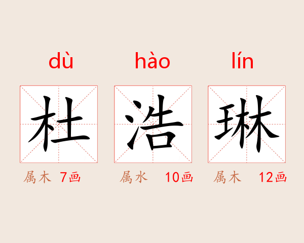 杜浩琳