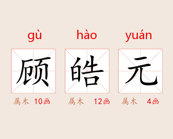 顾皓元