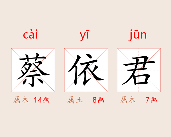 蔡依君