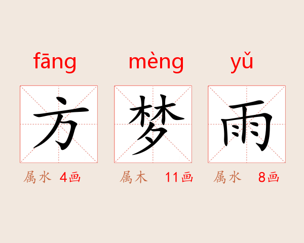 方梦雨