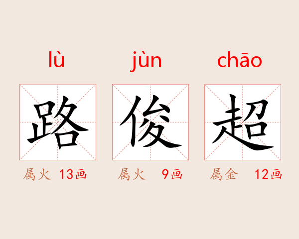 路俊超
