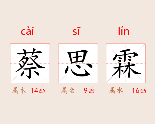 蔡思霖