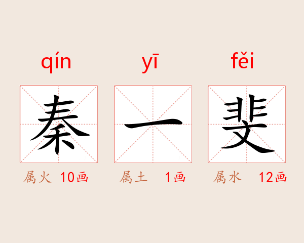 秦一斐