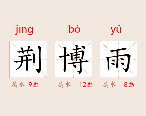 荆博雨