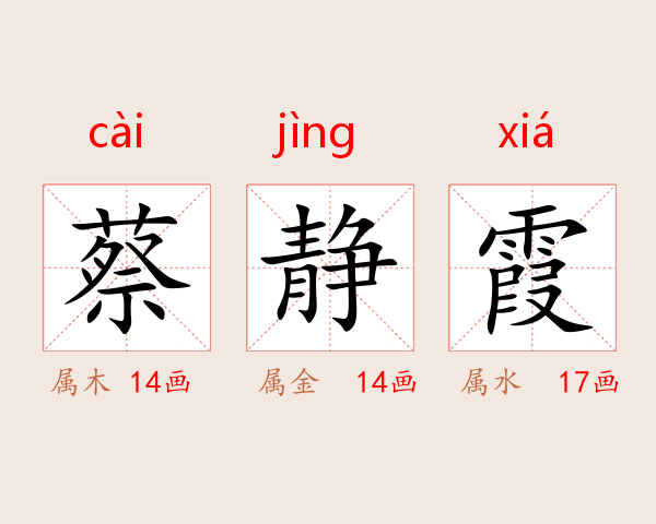 蔡静霞
