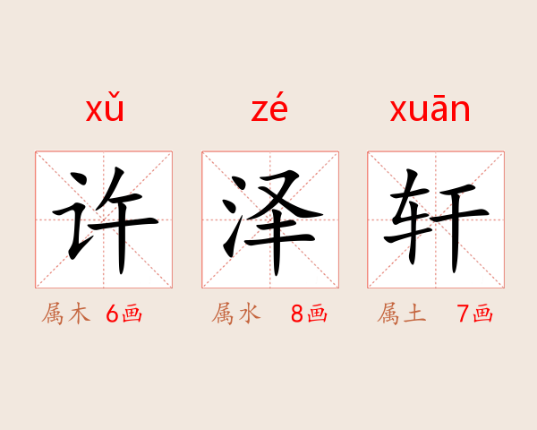 许泽轩