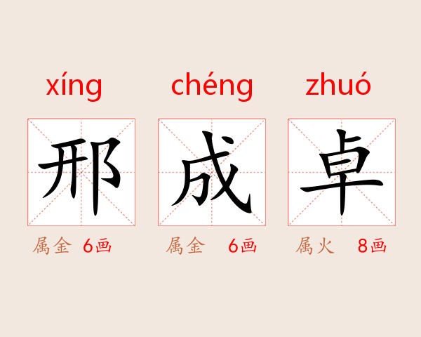 邢成卓