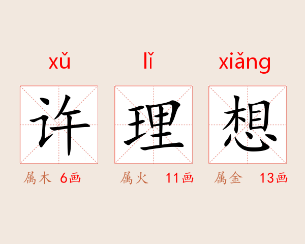 许理想