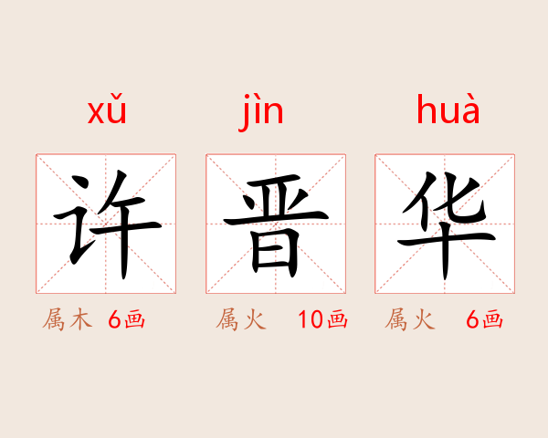 许晋华