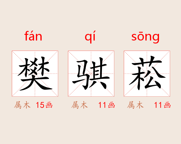 樊骐菘