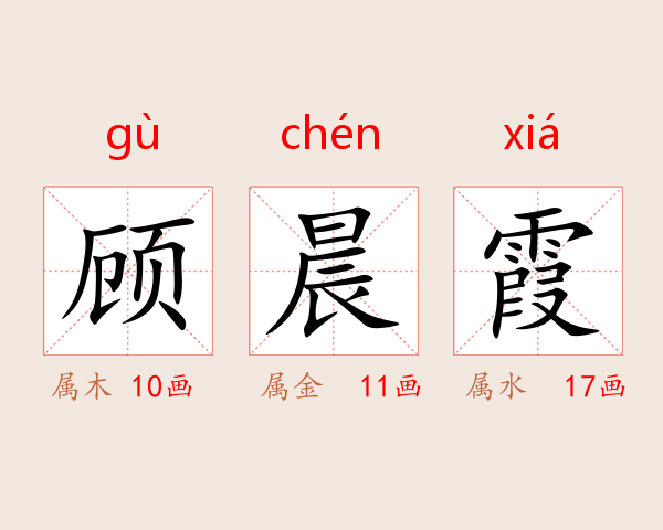 顾晨霞