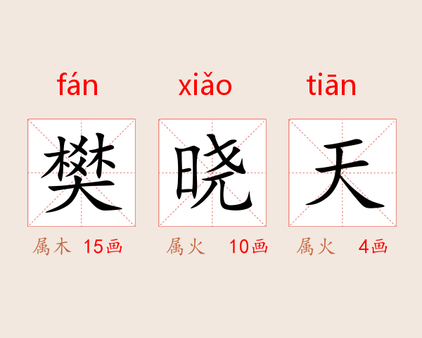 樊晓天