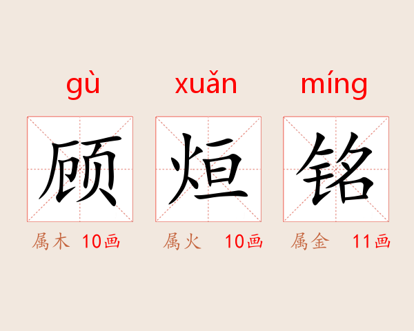 顾烜铭