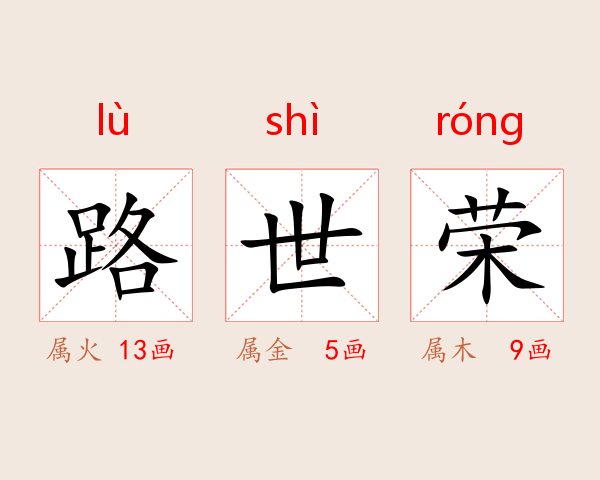 路世荣