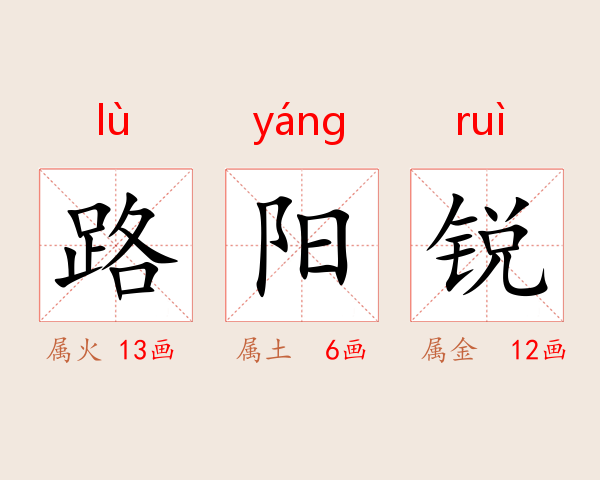 路阳锐