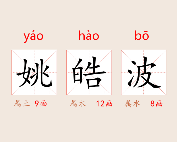 姚皓波