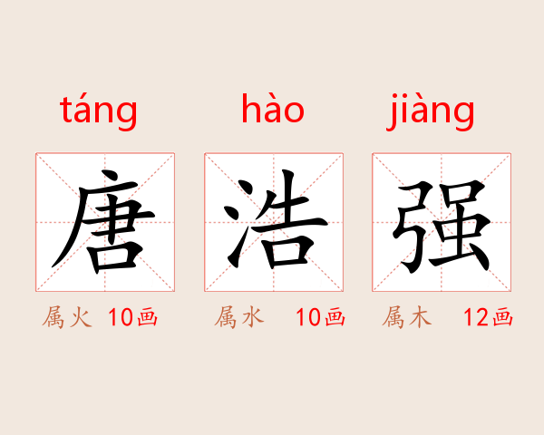 唐浩强