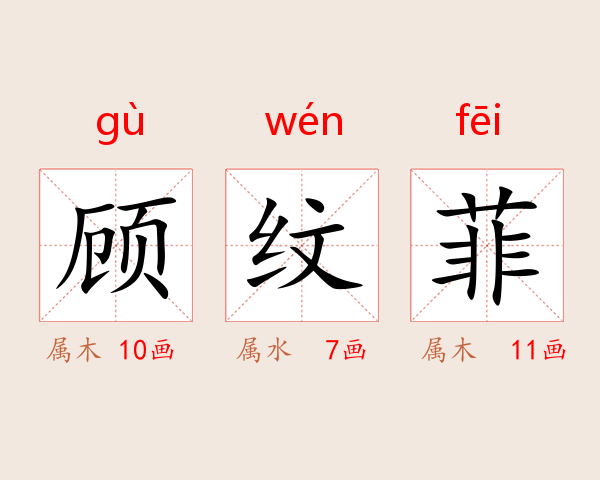 顾纹菲