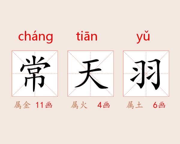 常天羽
