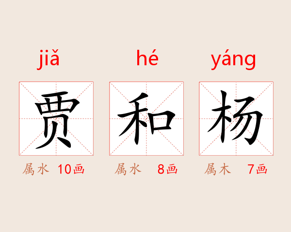 贾和杨