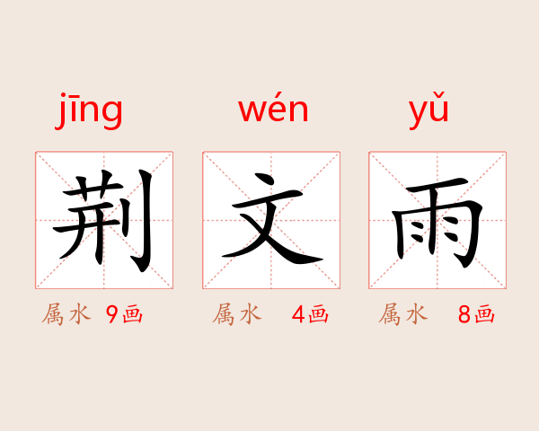 荆文雨