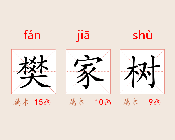 樊家树