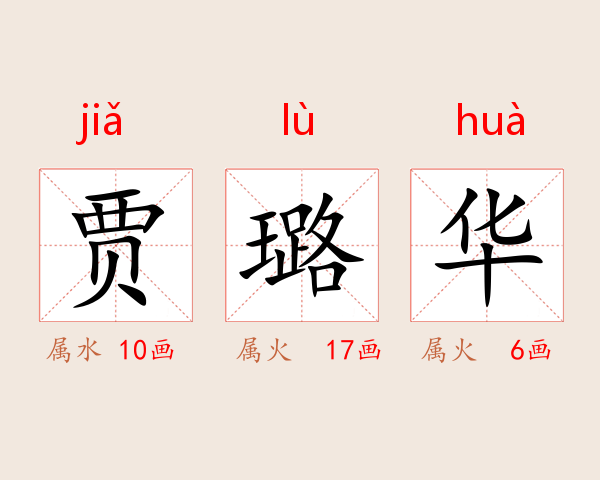 贾璐华