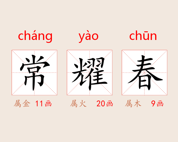 常耀春