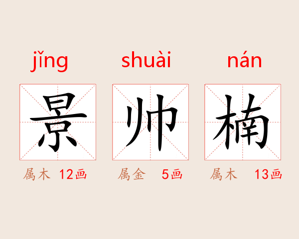 景帅楠