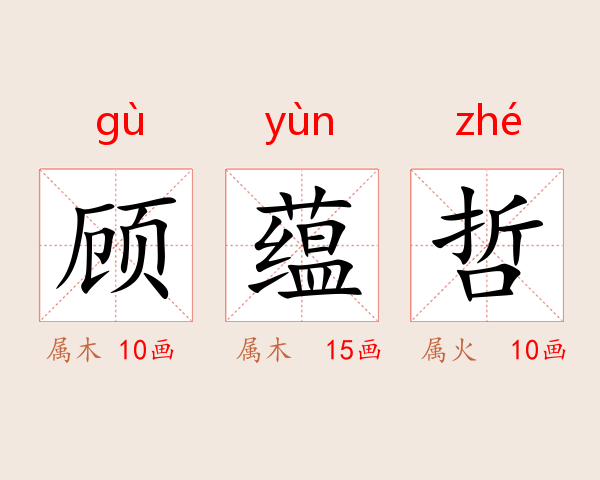 顾蕴哲