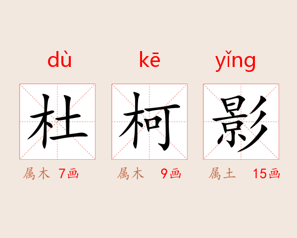 杜柯影