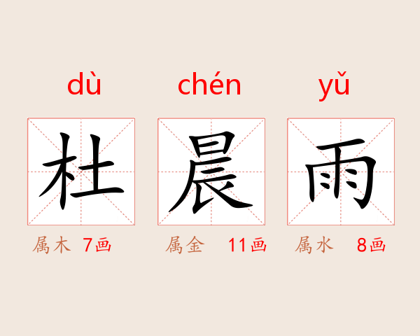杜晨雨