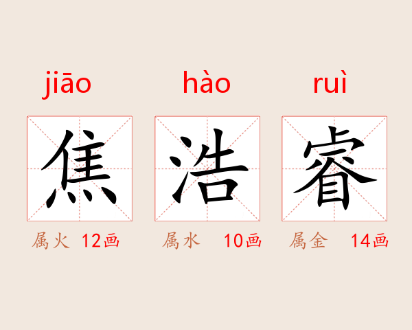 焦浩睿