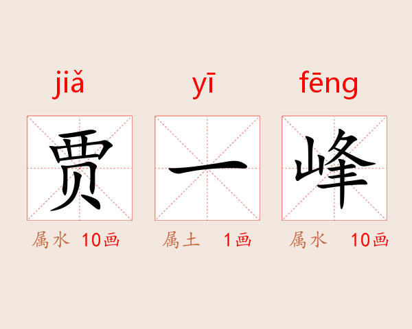 贾一峰