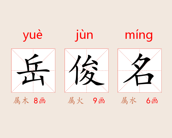 岳俊名