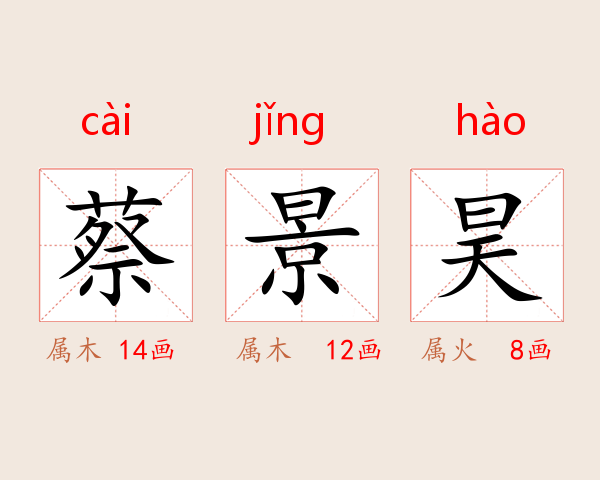 蔡景昊