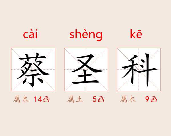 蔡圣科