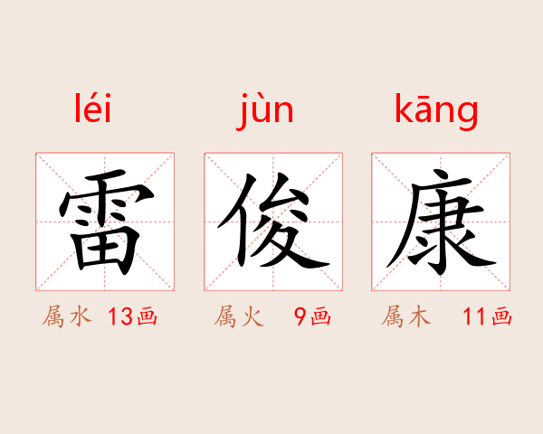 雷俊康