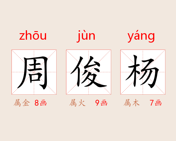 周俊杨