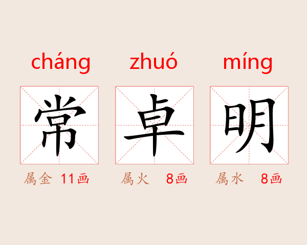 常卓明