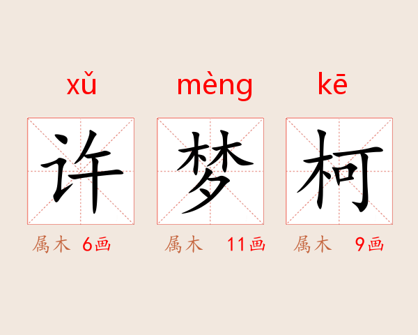 许梦柯
