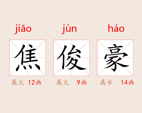 焦俊豪