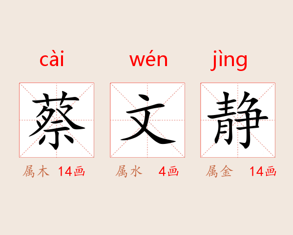 蔡文静